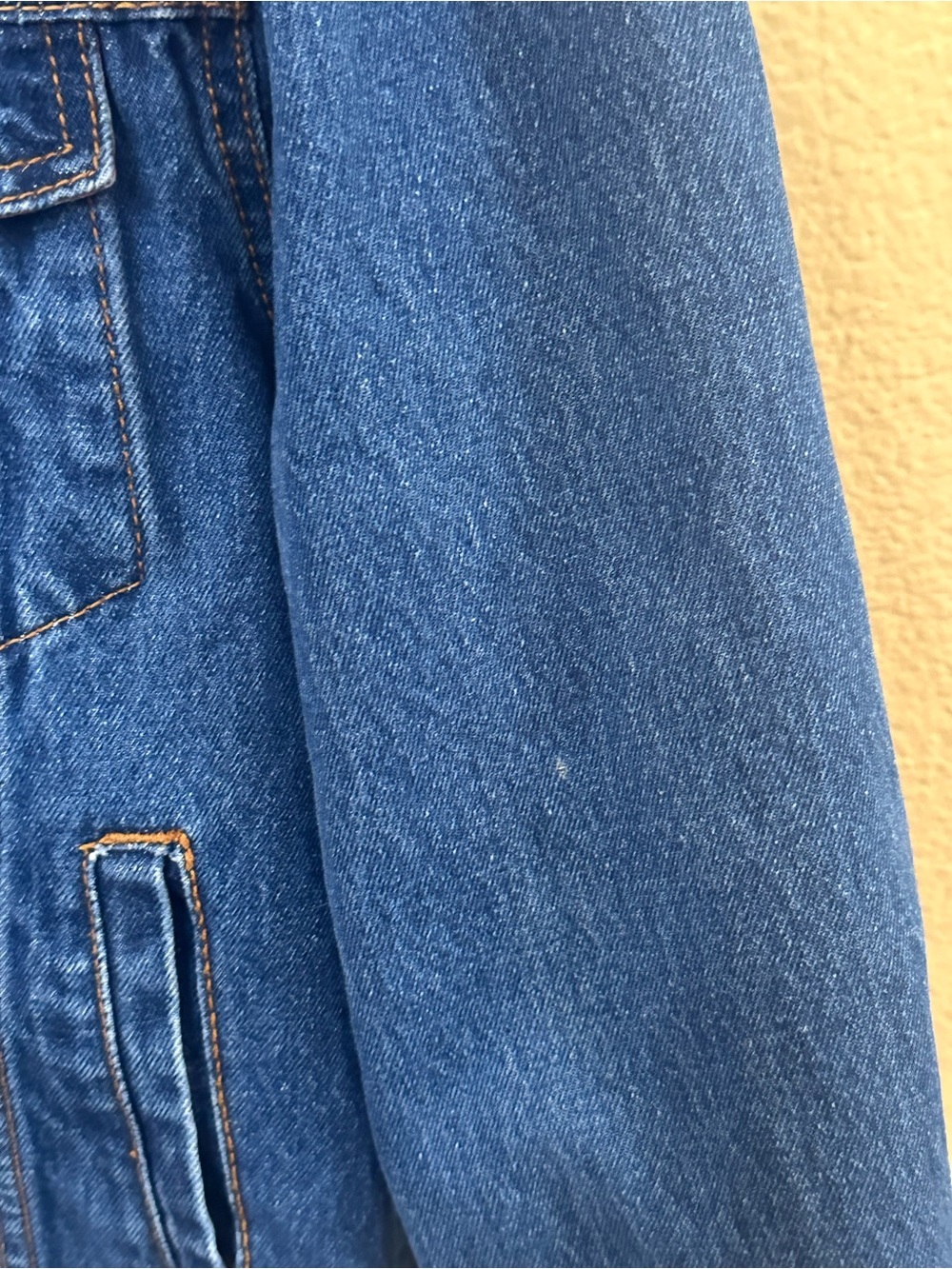 Vintage 90s Planet Hollywood South Coast Plaza Denim Jacket Size 12 - Picture 5 of 14